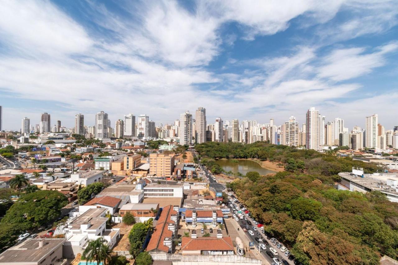 Apartamento De 1 Quarto Com Vista Para O Parque Vaca Brava E Com Jacuzzi No Setor Bueno - El1802 Goiania Bagian luar foto