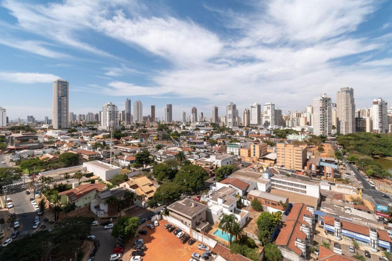 Apartamento De 1 Quarto Com Vista Para O Parque Vaca Brava E Com Jacuzzi No Setor Bueno - El1802 Goiania Bagian luar foto